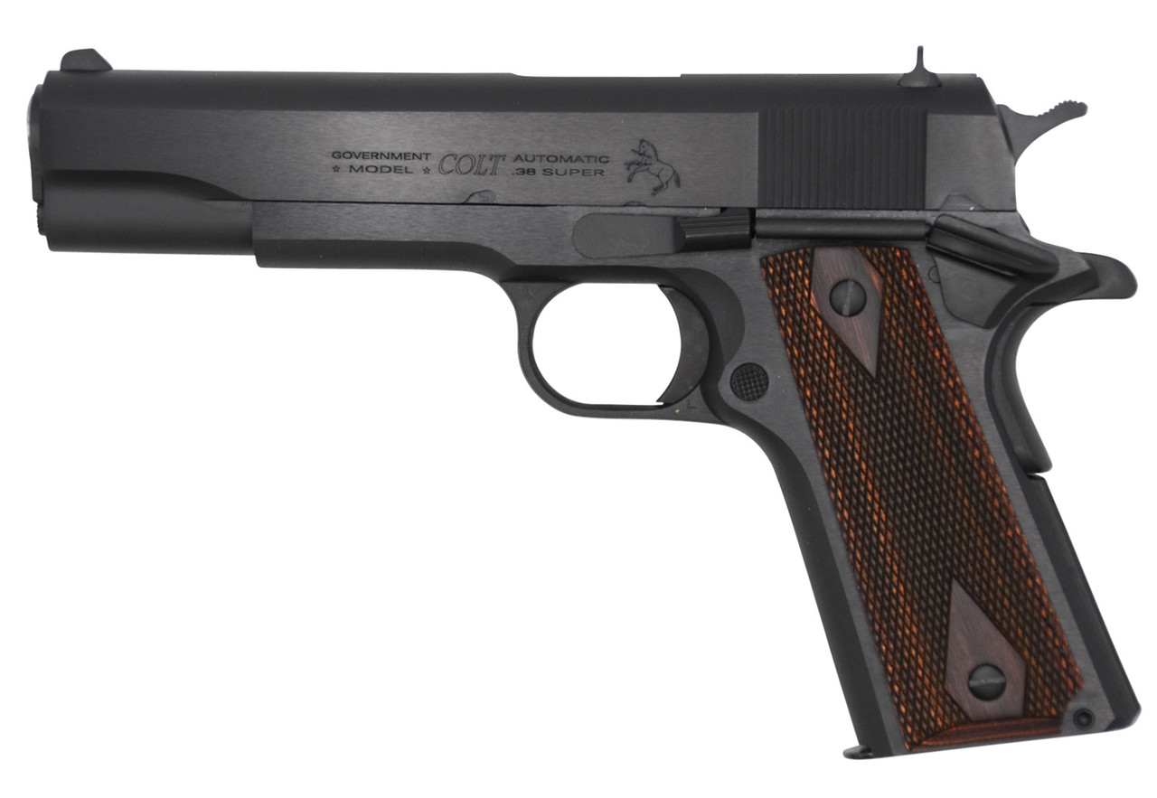 COLT 1911 GOVT ROYAL BLUE 38 Super 5" 9+1 BLUED
